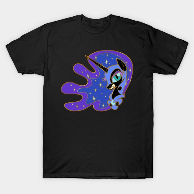 Nightmare Moon T-Shirt by SophieScruggs